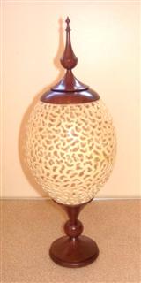 Delicate vase by Howard Overton